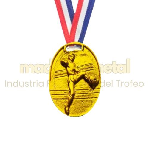 Imagen de Medalla ovalada fútbol 42x50mm - M9.T130